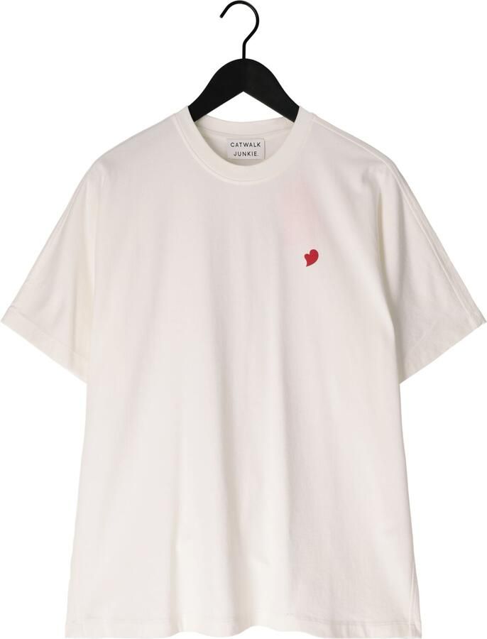 CATWALK JUNKIE Dames Tops & T-shirts Oversized Graphic Tshirt Ecru - Foto 2