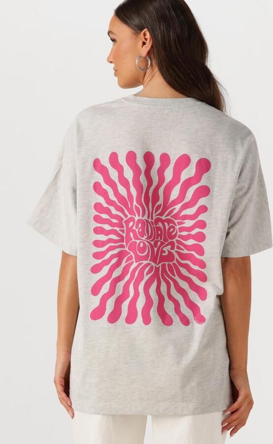 CATWALK JUNKIE Dames Tops & T-shirts Oversized Graphic Tshirt Grijs - Foto 3