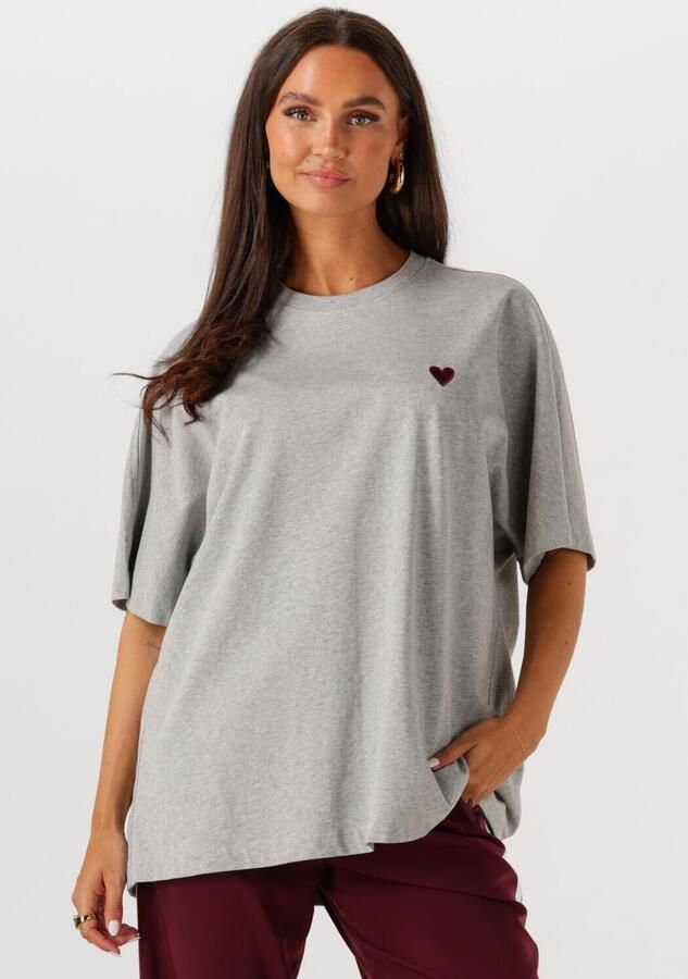 CATWALK JUNKIE Dames Tops & T-shirts Oversized Graphic Tshirt Grijs - Foto 4