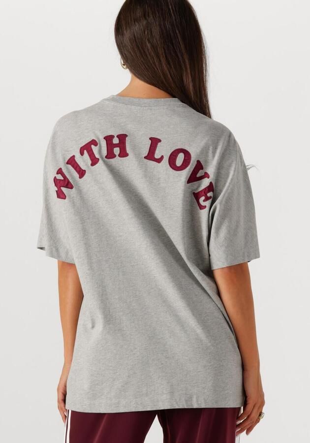 CATWALK JUNKIE Dames Tops & T-shirts Oversized Graphic Tshirt Grijs - Foto 3