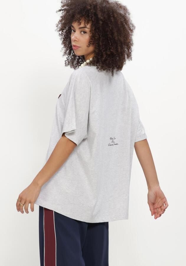 CATWALK JUNKIE Dames Tops & T-shirts Oversized Graphic Tshirt Lichtgrijs - Foto 3