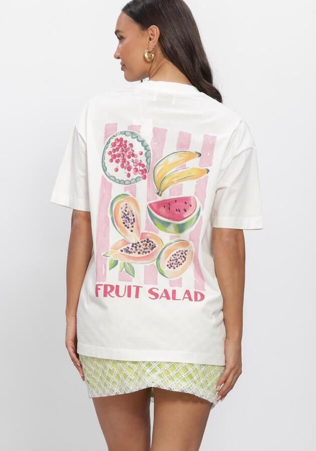 CATWALK JUNKIE Dames Tops & T-shirts Oversized Graphic Tshirt Wit - Foto 3