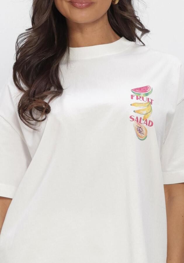 CATWALK JUNKIE Dames Tops & T-shirts Oversized Graphic Tshirt Wit - Foto 4