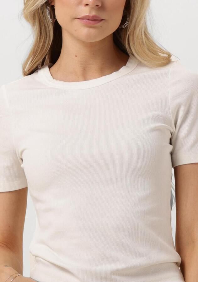 CATWALK JUNKIE Dames Tops & T-shirts Ribbed Tee Wit - Foto 2