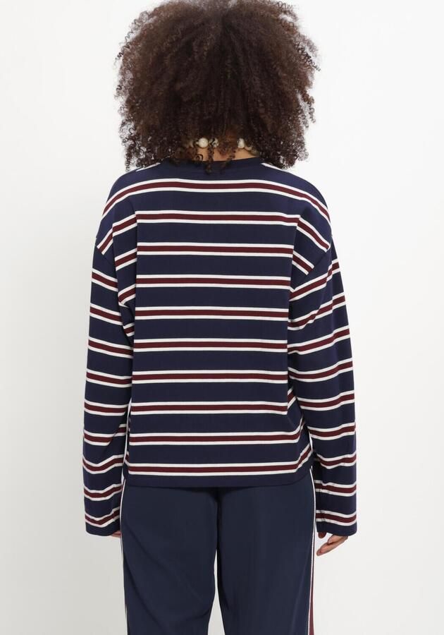 CATWALK JUNKIE Dames Tops & T-shirts Striped Long Sleeve Donkerblauw - Foto 3