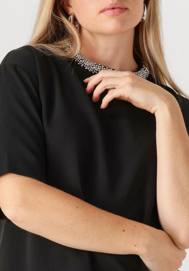 CATWALK JUNKIE Dames Tops & T-shirts Top With Strass Detail Zwart - Foto 3