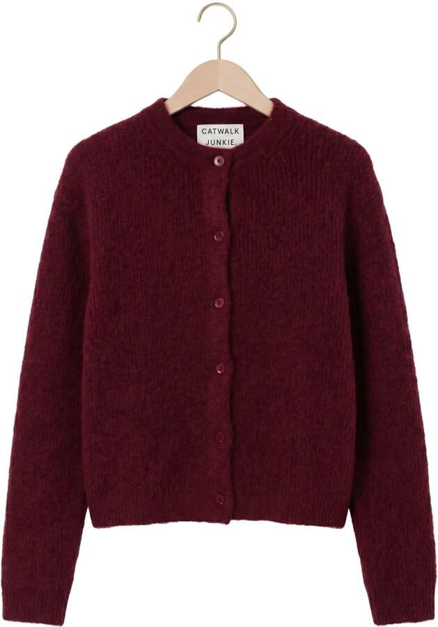 CATWALK JUNKIE Dames Truien & Vesten Cardigan Bordeaux - Foto 4