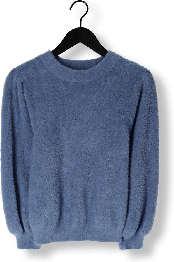 CATWALK JUNKIE Dames Truien & Vesten Fuzzy Puff Sleeve Knit Blauw - Foto 3