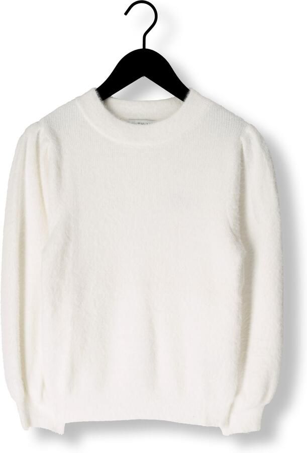 CATWALK JUNKIE Dames Truien & Vesten Fuzzy Puff Sleeve Knit Wit - Foto 3
