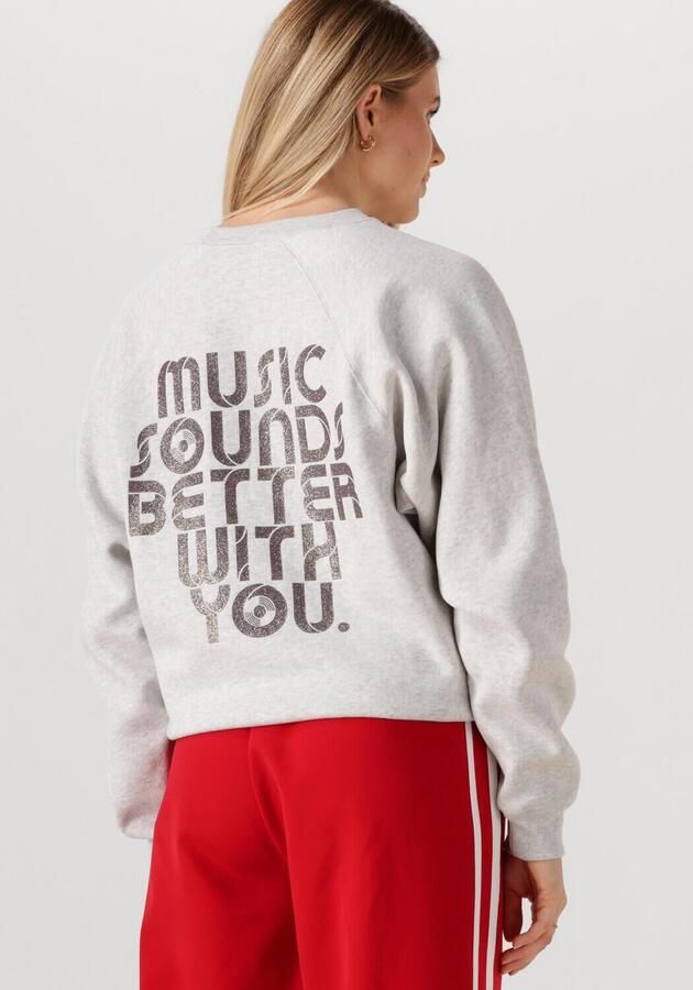 CATWALK JUNKIE Dames Truien & Vesten Graphic Sweater Lichtgrijs