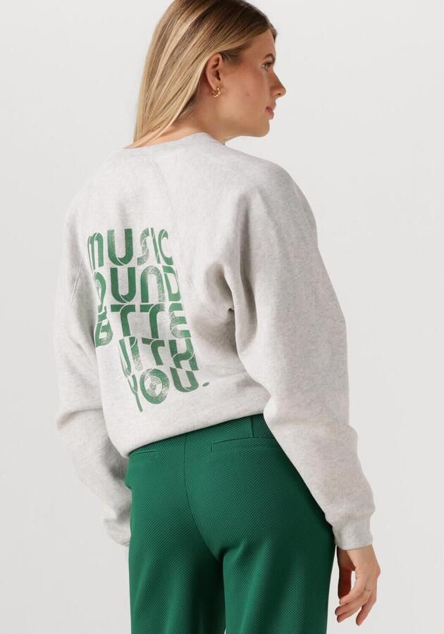 CATWALK JUNKIE Dames Truien & Vesten Graphic Sweater Lichtgrijs