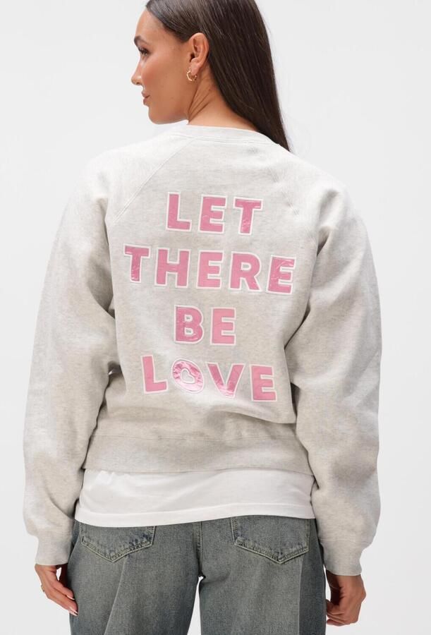 CATWALK JUNKIE Dames Truien & Vesten Graphic Sweater Lichtgrijs - Foto 4