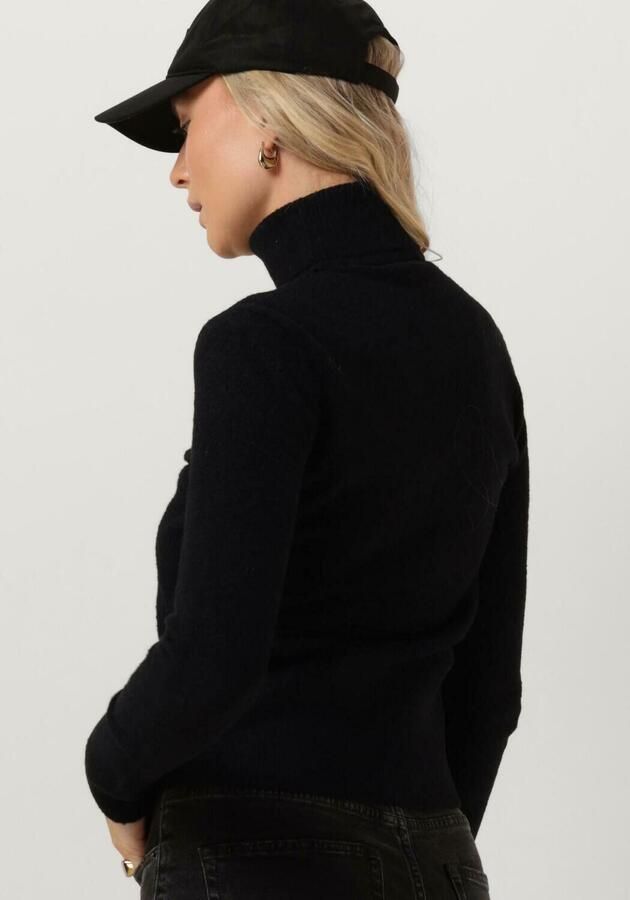 Catwalk Junkie Zwarte Gebreide Namara Trui Black Dames