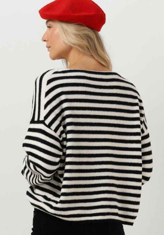 CATWALK JUNKIE Dames Truien & Vesten Kn Soft Stripe Zwart