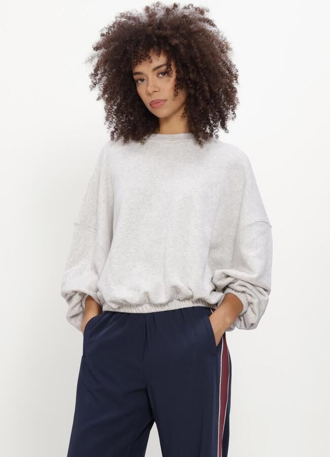 CATWALK JUNKIE Dames Truien & Vesten Oversized Graphic Sweater Lichtgrijs - Foto 3