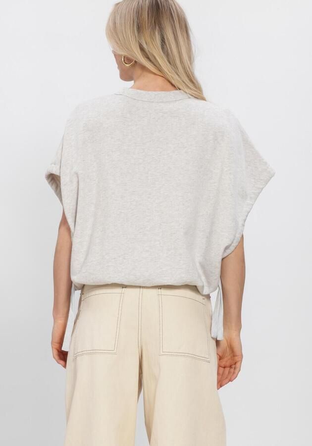 CATWALK JUNKIE Dames Truien & Vesten Short Sleeve Strap Sweater Lichtgrijs - Foto 3