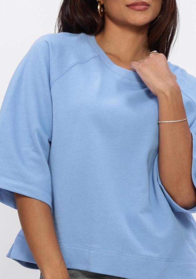 CATWALK JUNKIE Dames Truien & Vesten Short Sleeve Sweater Lichtblauw - Foto 3