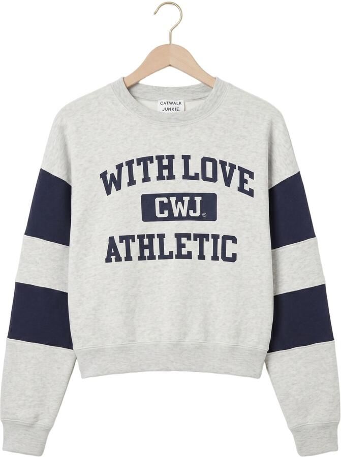 CATWALK JUNKIE Dames Truien & Vesten Sporty Graphic Sweater Grijs - Foto 2