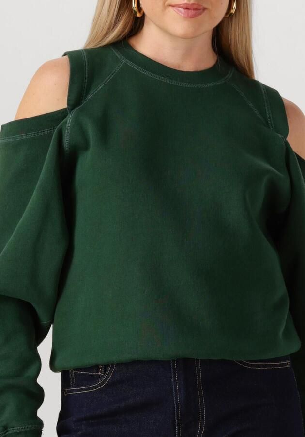 CATWALK JUNKIE Dames Truien & Vesten Sweater With Cut Out Donkergroen - Foto 2