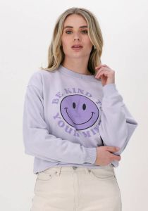 Catwalk Junkie Paarse Sweater Sw Love Is Life