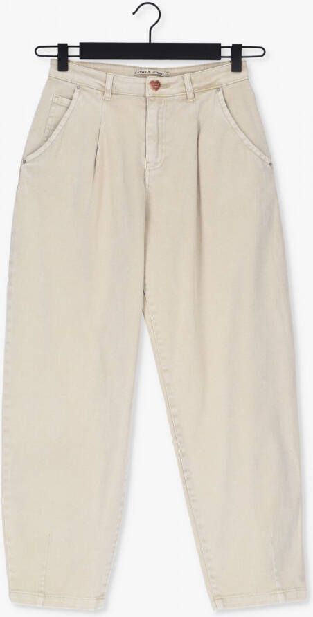 Catwalk Junkie Wide Jeans Tr Christy in Zand Beige Dames