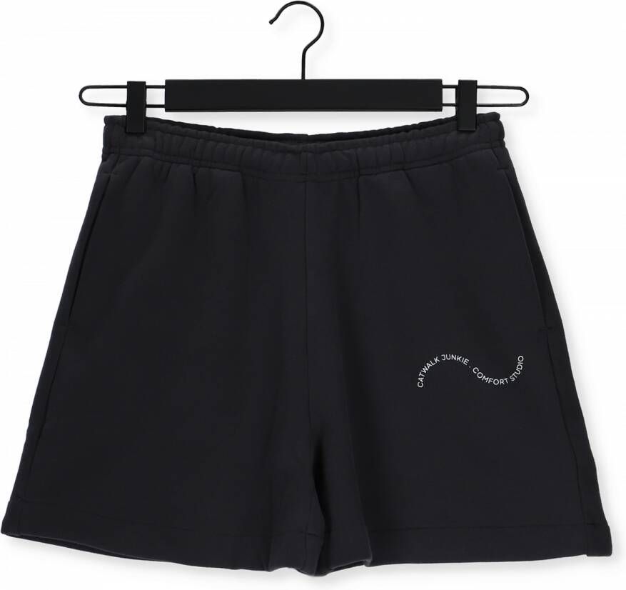 Catwalk Junkie wide leg korte broek Take It Easy met biologisch katoen zwart