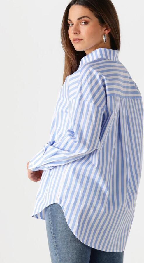 CC HEART Dames Blouses Harper Stripe Blouse Blauw - Foto 3