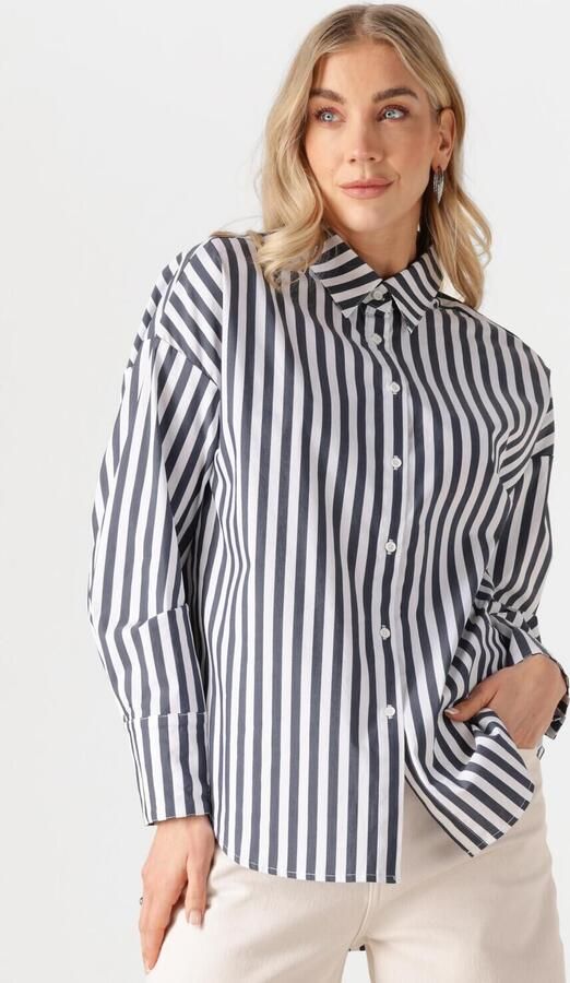 CC HEART Dames Blouses Harper Stripe Blouse Wit - Foto 4