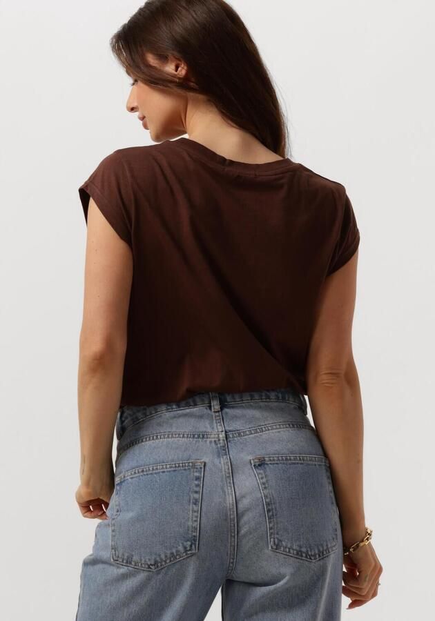 CC HEART Dames Tops & T-shirts Basic T-shirt Bruin