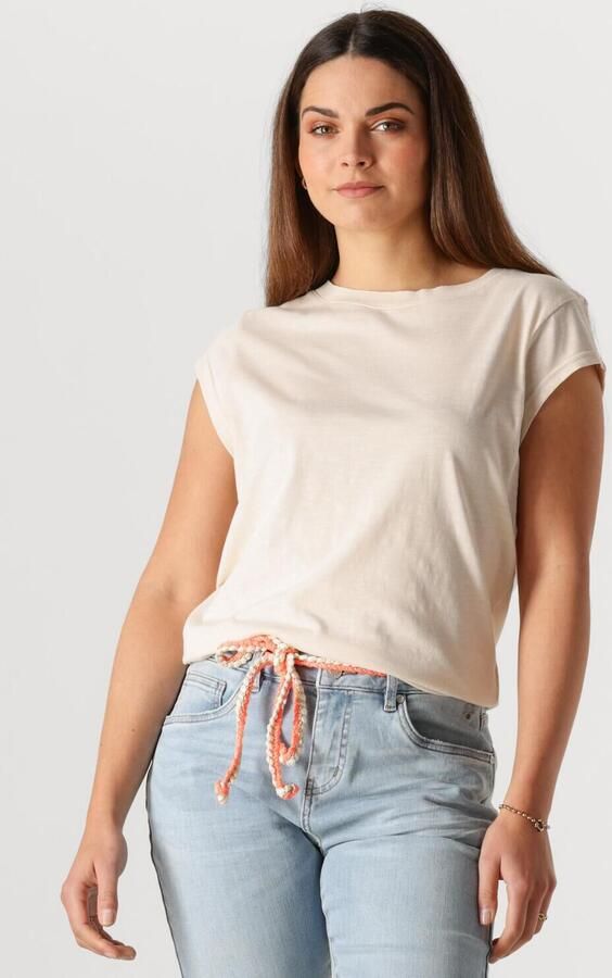 CC HEART Dames Tops & T-shirts Basic T-shirt Creme - Foto 4