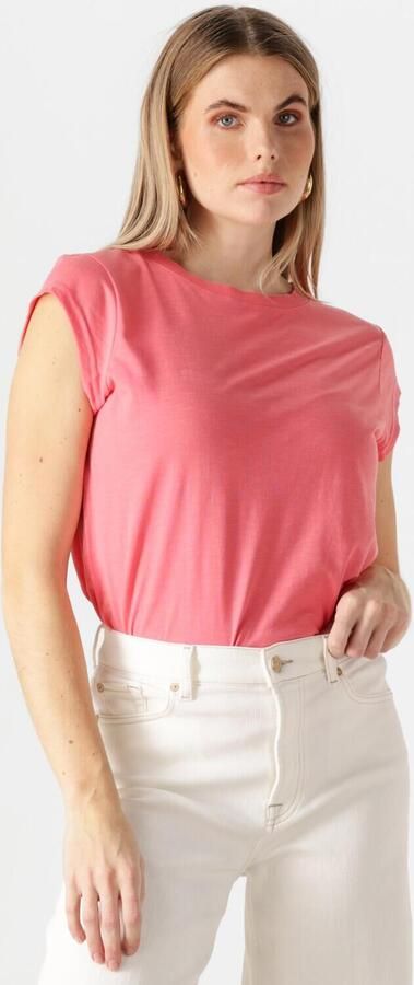 CC HEART Dames Tops & T-shirts Basic V-neck T-shirt Roze - Foto 4