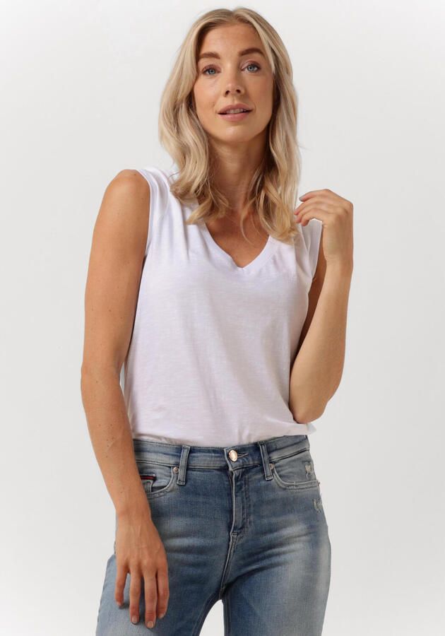 CC HEART Dames Tops & T-shirts Basic V-neck Tshirt Gebroken Wit - Foto 4