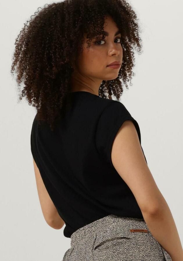 CC HEART Dames Tops & T-shirts Basic V-neck Tshirt Zwart