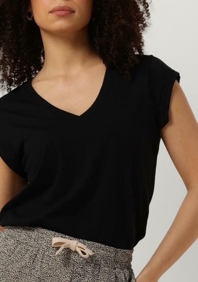 CC HEART Dames Tops & T-shirts Basic V-neck Tshirt Zwart - Foto 2