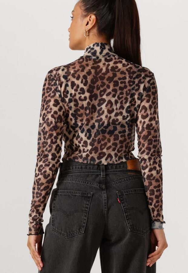 CC HEART Dames Tops & T-shirts Eve Mesh Turtleneck Bruin - Foto 2