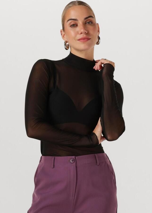 CC HEART Dames Tops & T-shirts Eve Mesh Turtleneck Zwart - Foto 4