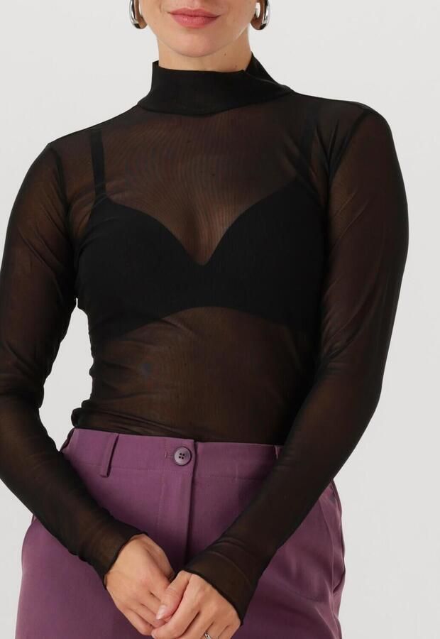 CC HEART Dames Tops & T-shirts Eve Mesh Turtleneck Zwart - Foto 2