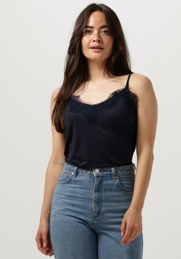 CC HEART Dames Tops & T-shirts Lace Top Donkerblauw - Foto 4