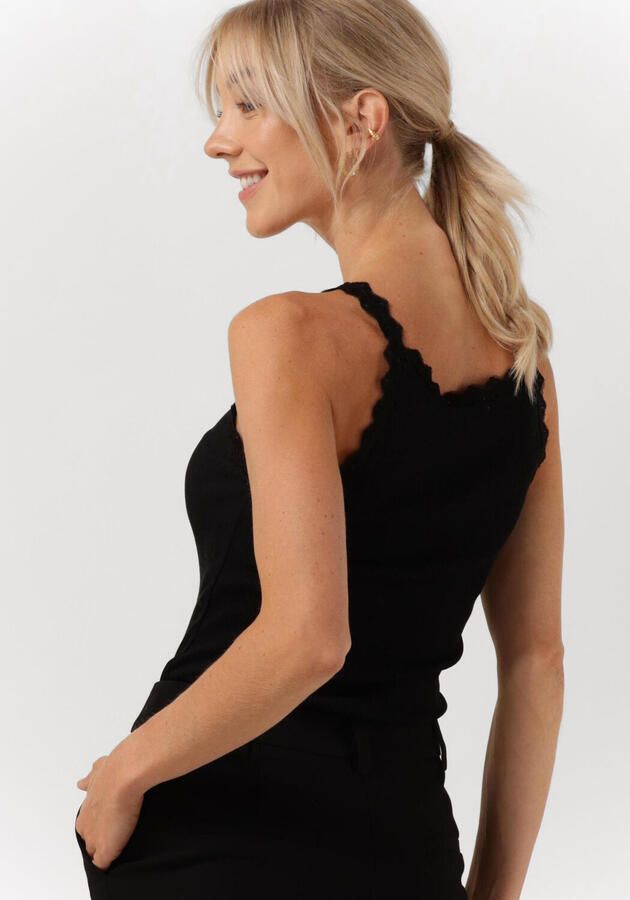 CC HEART Dames Tops & T-shirts Silk Lace Camisole Zwart