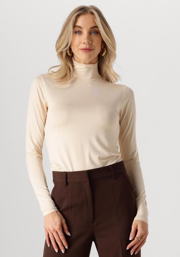 CC HEART Dames Truien & Vesten Sofia Turtleneck Blouse Ecru - Foto 4