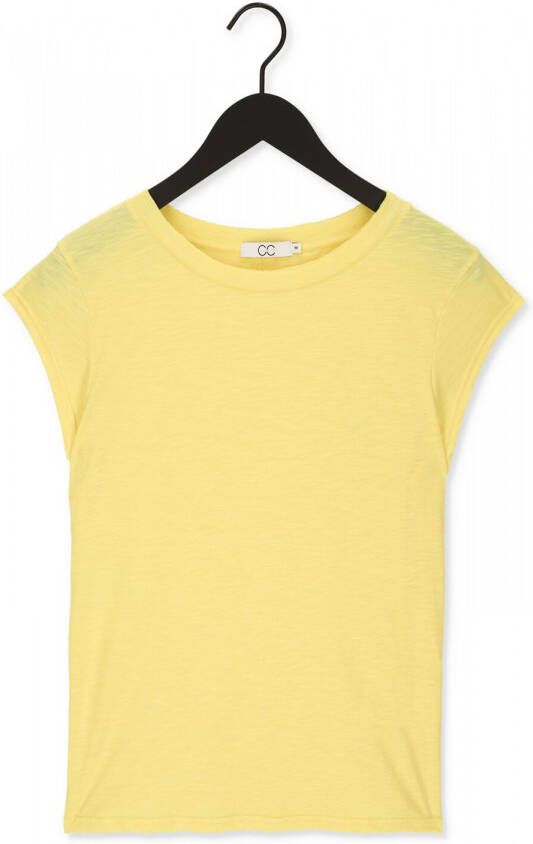 CC Heart T-shirt met ronde hals Classic geel