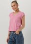CC HEART Dames Tops & T-shirts Basic V-neck T-shirt Roze - Thumbnail 1