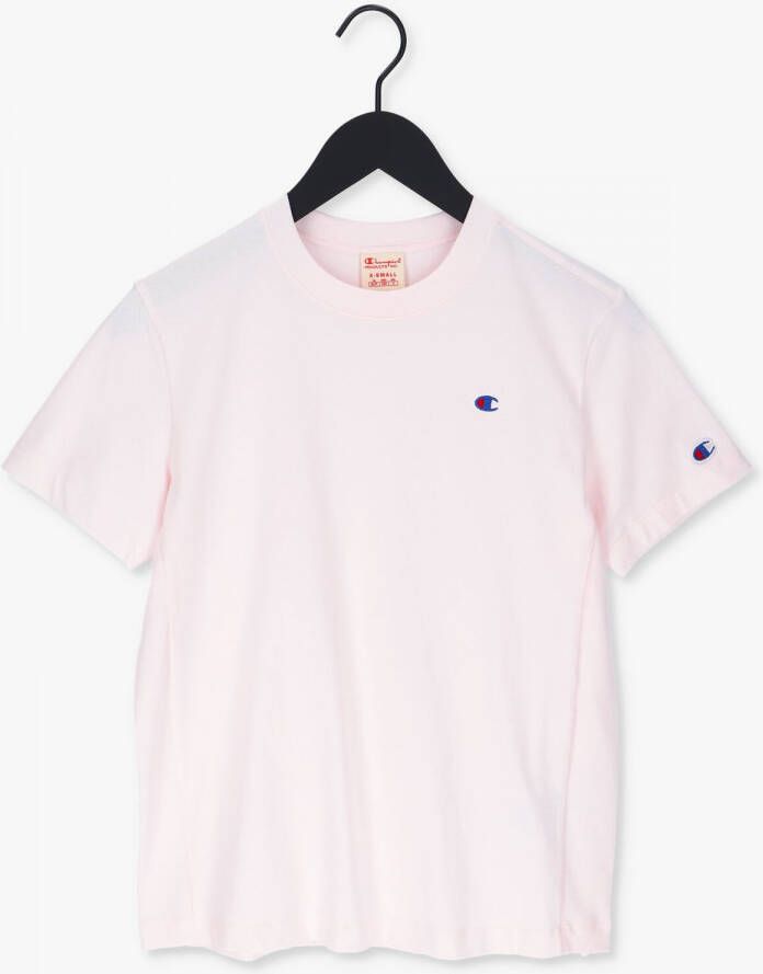 CHAMPION Dames Tops & T-shirts Crewneck T-shirt 115109 Lichtroze