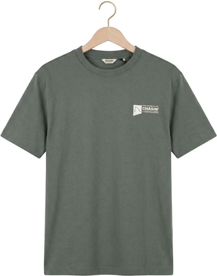 CHASIN Heren Polo's & T-shirts 52110080_ido Tee Khaki - Foto 2