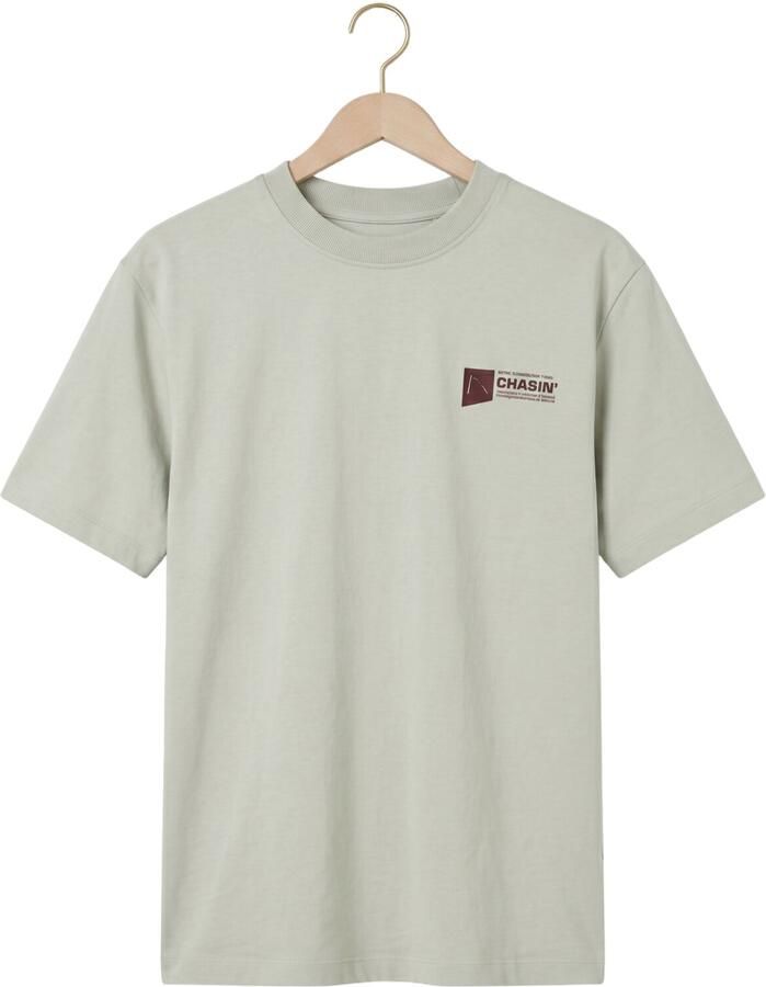CHASIN Heren Polo's & T-shirts 52110080_ido Tee Lichtgrijs - Foto 2