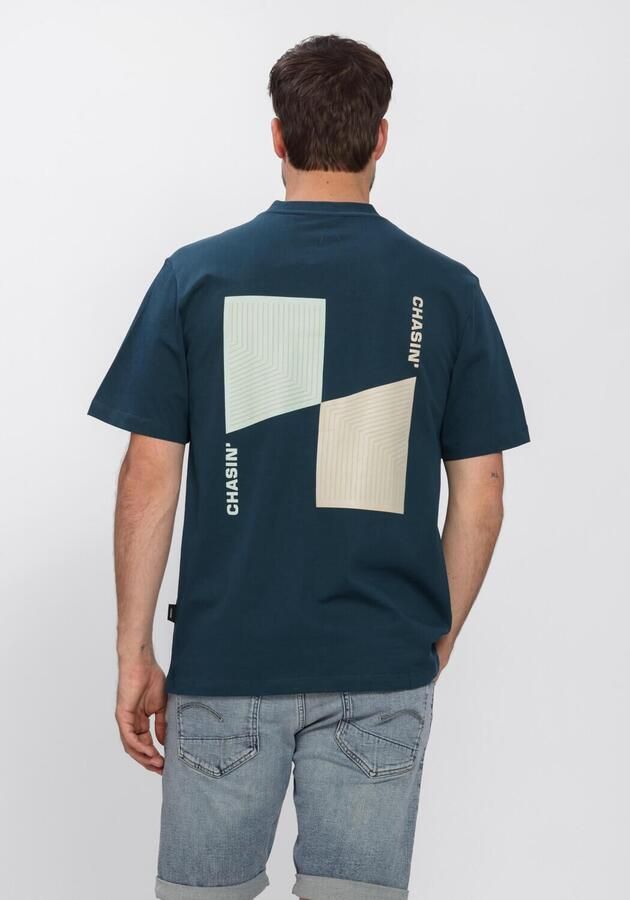 CHASIN Heren Polo's & T-shirts 52110088_reco Petrol