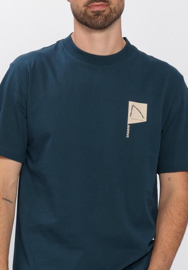 CHASIN Heren Polo's & T-shirts 52110088_reco Petrol - Foto 4