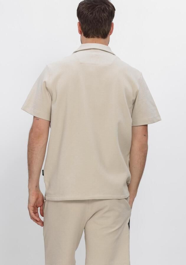 CHASIN Heren Polo's & T-shirts 62120012_doby Structure Beige - Foto 3