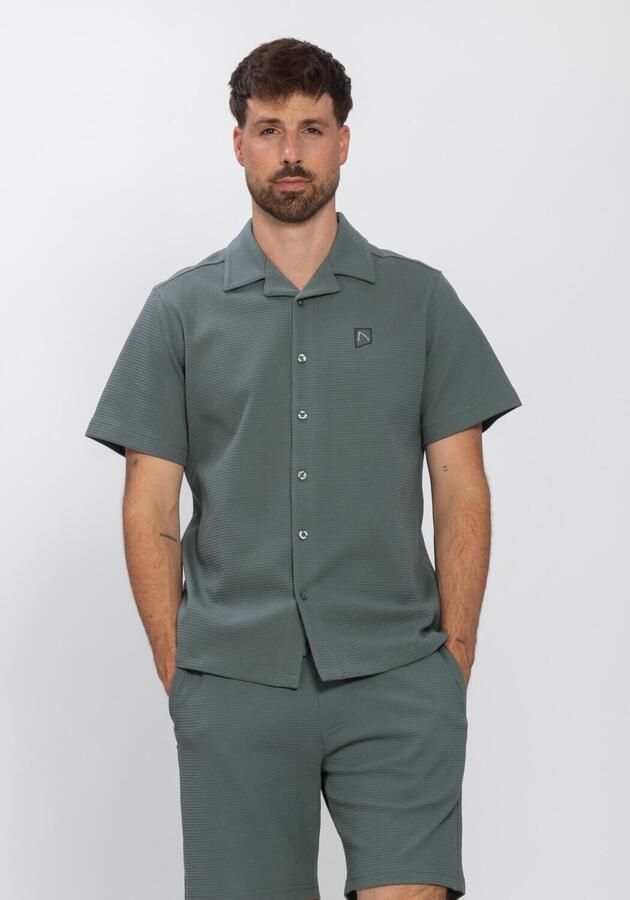 CHASIN Heren Polo's & T-shirts 62120012_doby Structure Olijf