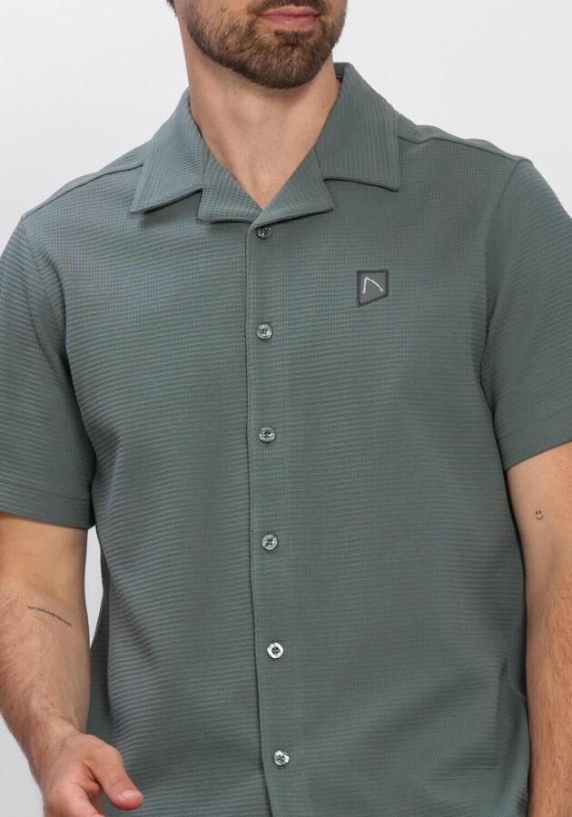 CHASIN Heren Polo's & T-shirts 62120012_doby Structure Olijf - Foto 4